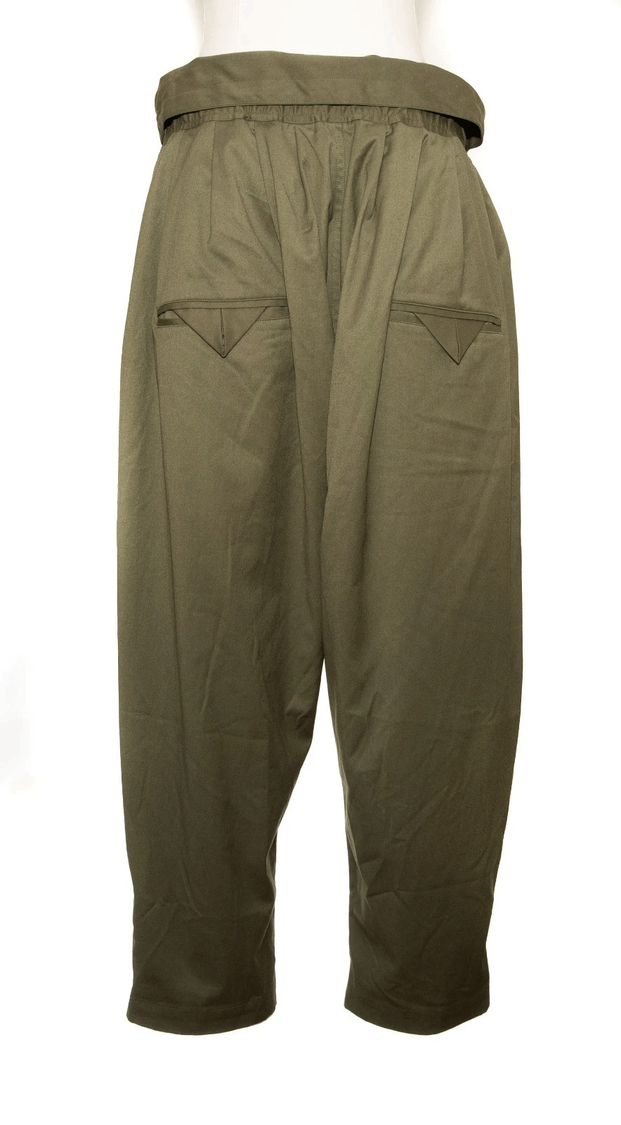 Sasquatchfabrix Sasquatch Fabrix Green High Waisted Casual Pants Size US 32 / EU 48 - 2 Thumbnail