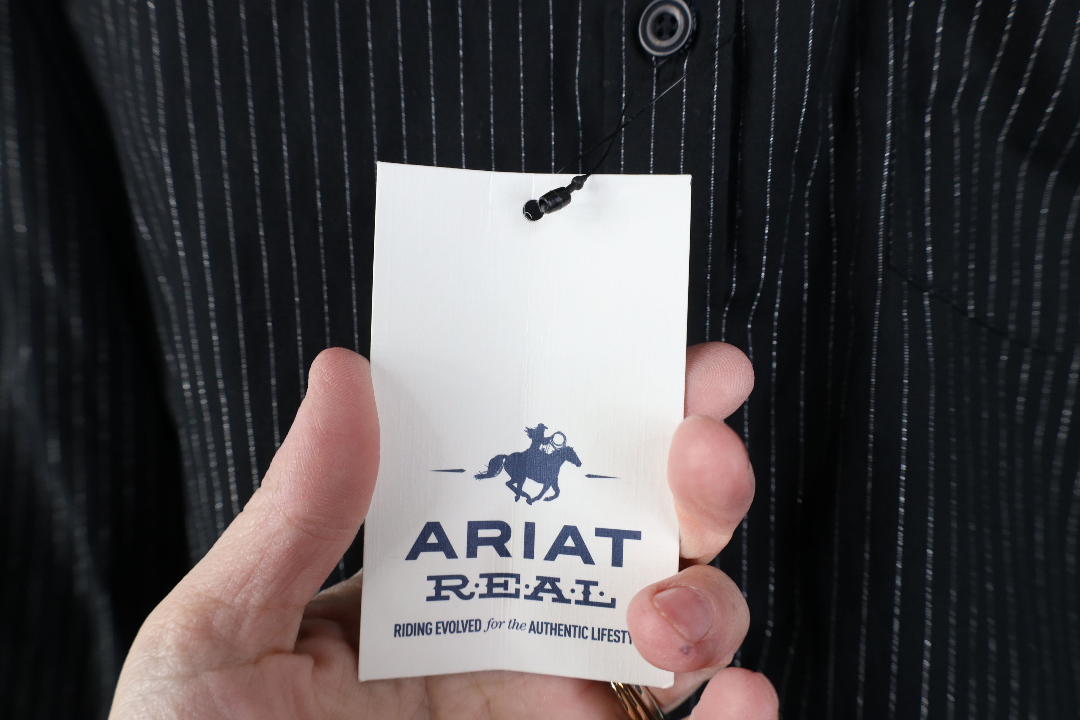 Ariat New Ariat REAL Striped Fitted Cowgirl Western Button Shirt Size XL / US 12-14 / IT 48-50 - 9 Thumbnail