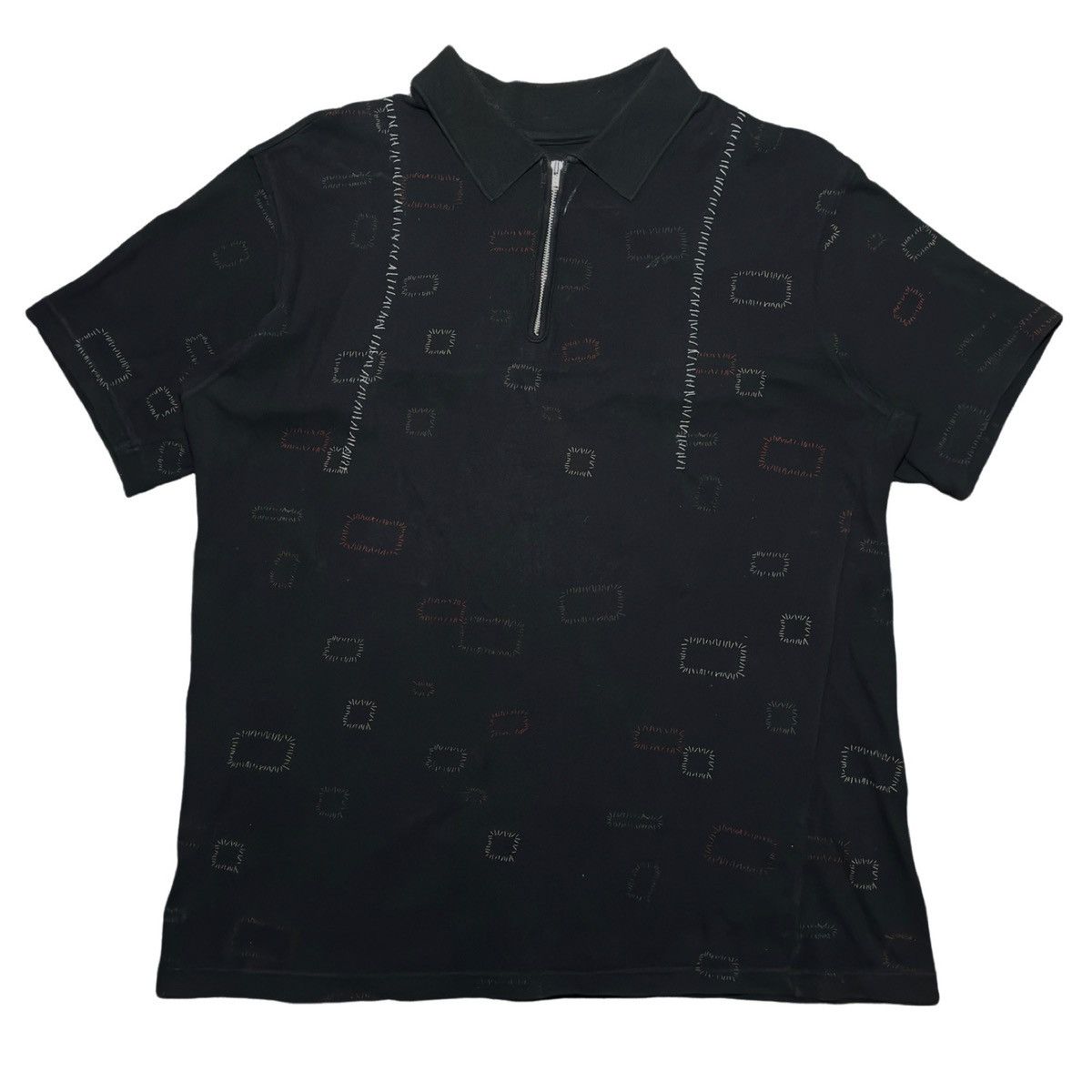 Undercover Stitch Pattern Zip Polo Size US L / EU 52-54 / 3 - 1 Thumbnail