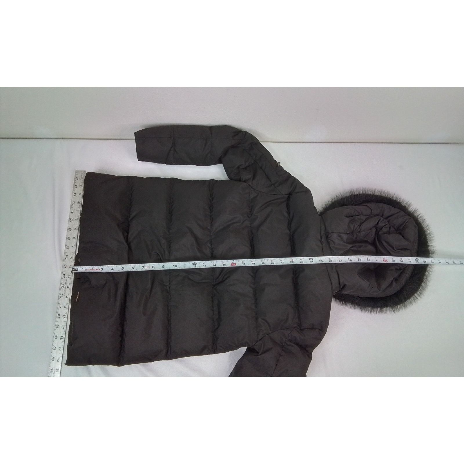 Ralph Lauren Lauren by Ralph Lauren Down Jacket Women's XS Black Faux Fur Size XS / US 0-2 / IT 36-38 - 14 Thumbnail