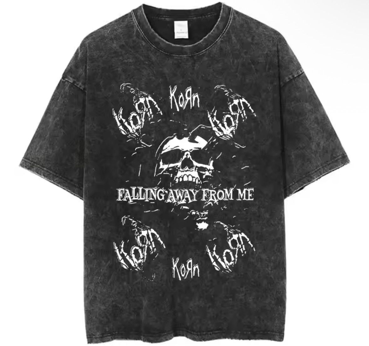 Japanese Brand Y2K Vintage Retro Korn Skull Washed Short Sleeve T-Shirt Size US XXL / EU 58 / 5 - 1 Thumbnail