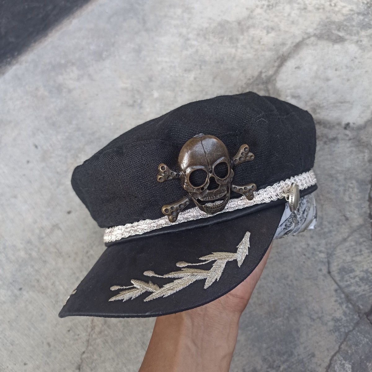 14th Addiction DARK.. Skull Sailor hat / Fisherman Hat Size ONE SIZE - 1 Thumbnail