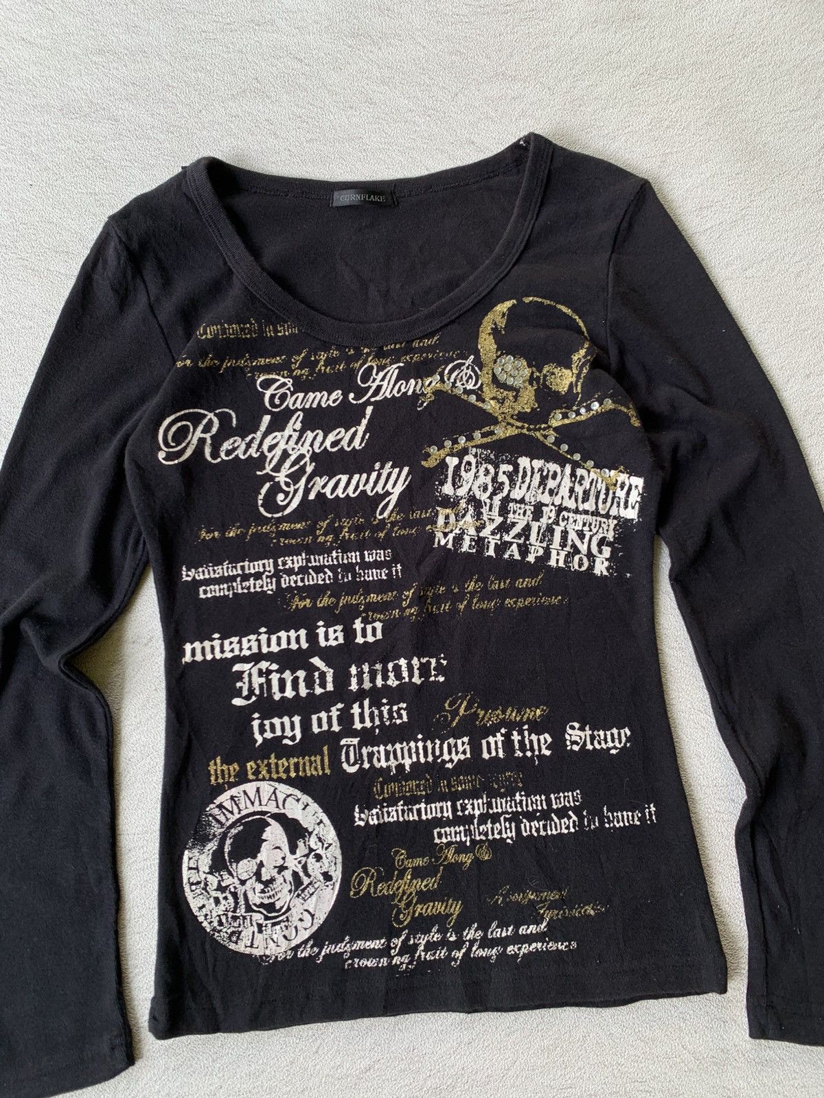 If Six Was Nine 2000s CornFlake Longsleeve Size US M / EU 48-50 / 2 - 2 Thumbnail
