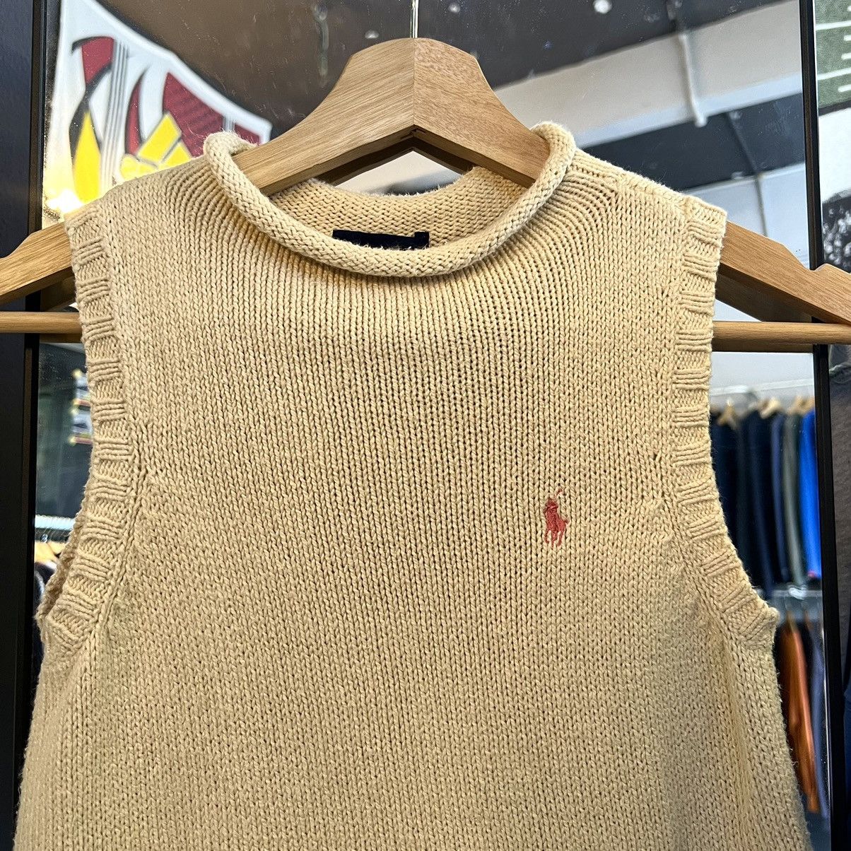 Designer × Ralph Lauren × Vintage Ralph Lauren Knit Vest Size S / US 4 / IT 40 - 2 Thumbnail
