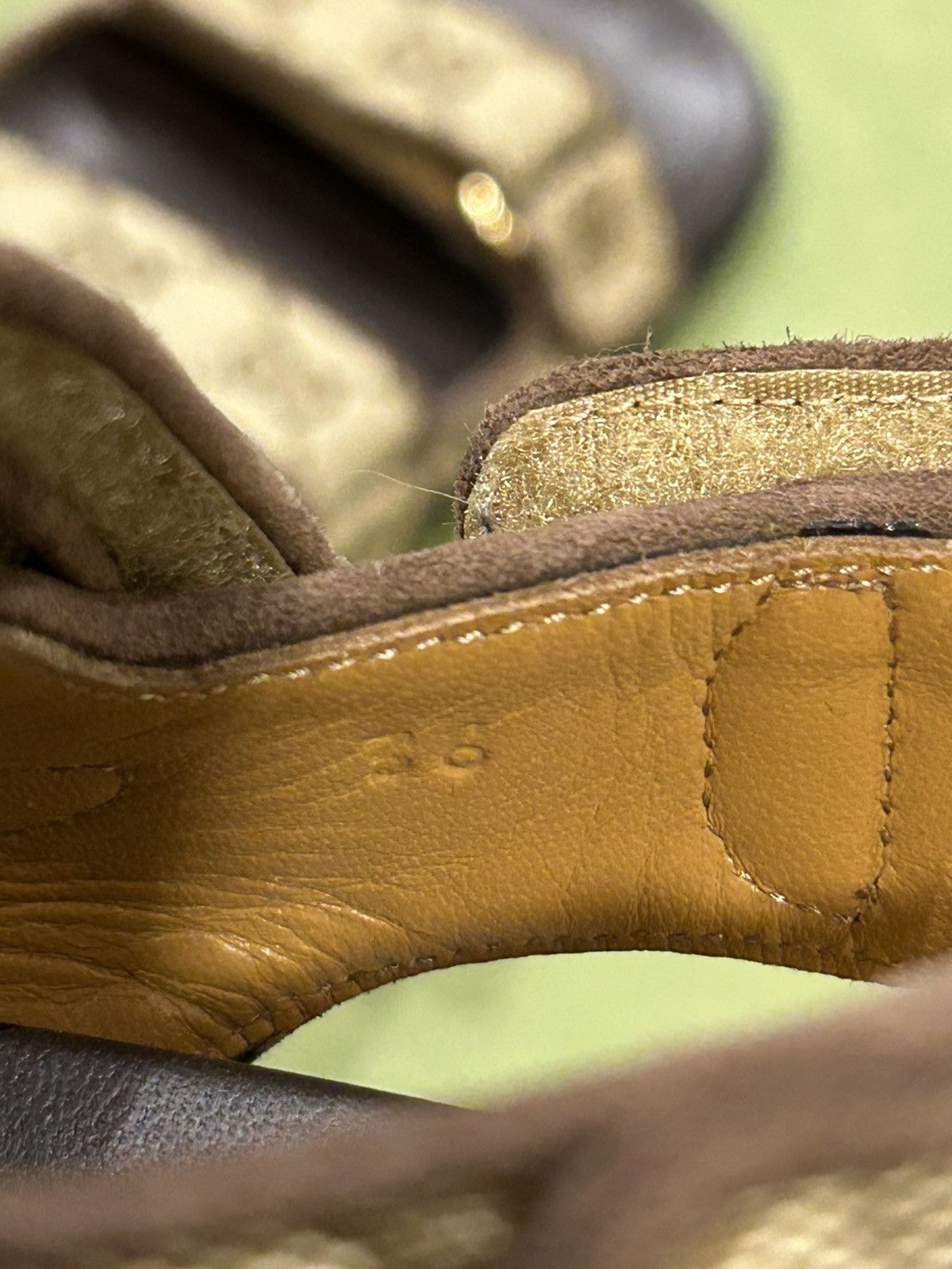 Gucci Gucci Monogram Sandals Size US 6 / IT 36 - 7 Thumbnail