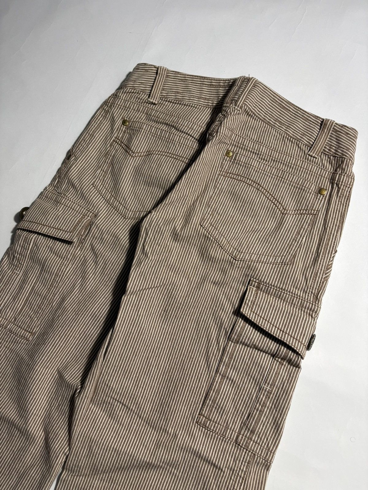 Burberry BURBERRY BLUE LABEL WIDE LEG CARGO JEANS Size 29" - 6 Thumbnail