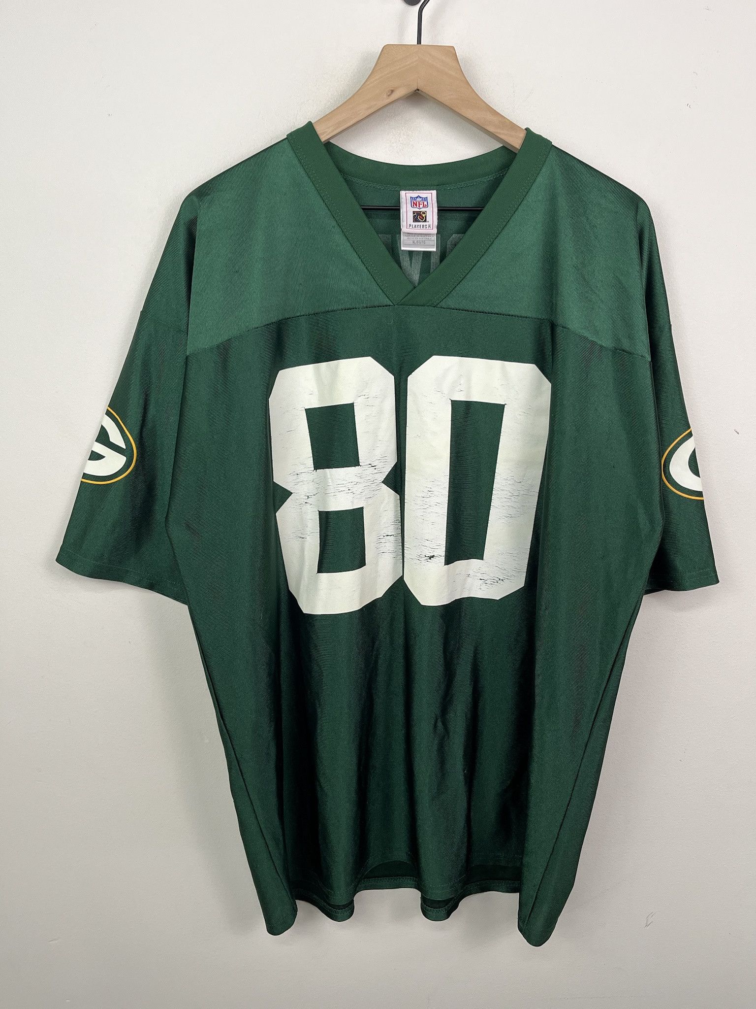 Vintage Vintage 90s NFL Green Bay Packers #80 Donald Driver Jersey Size XL Size US XL / EU 56 / 4 - 1 Thumbnail