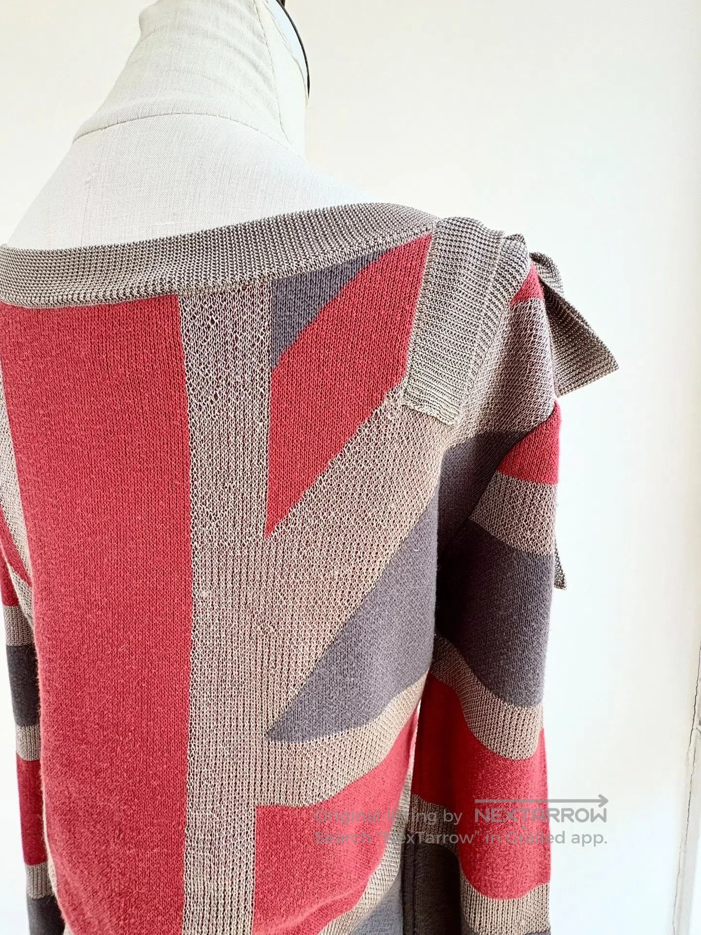 Vivienne Westwood Vivienne Westwood Gray Red Bow Knit. Size M / US 6-8 / IT 42-44 - 7 Thumbnail
