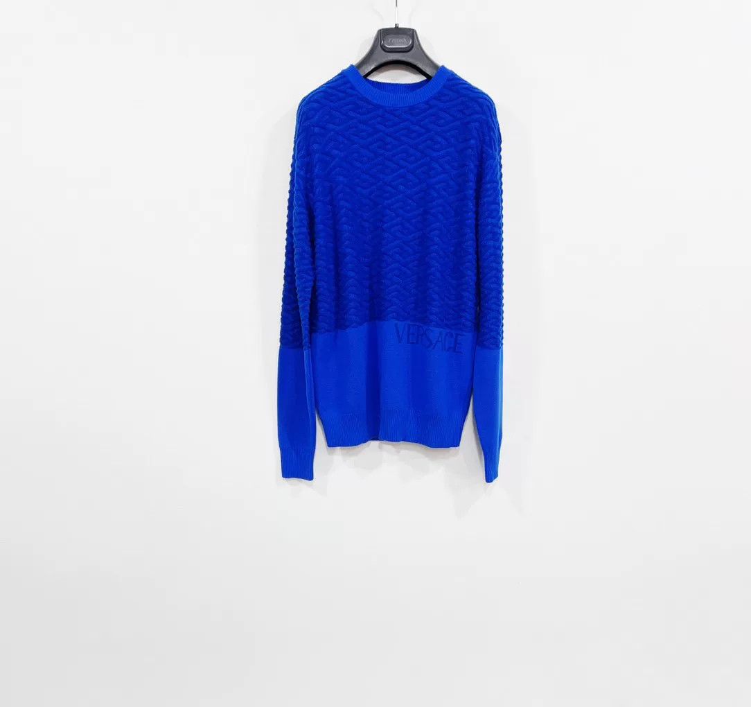 Versace VERSACE Wool Knit Sweater Coat Size US M / EU 48-50 / 2 - 1 Thumbnail