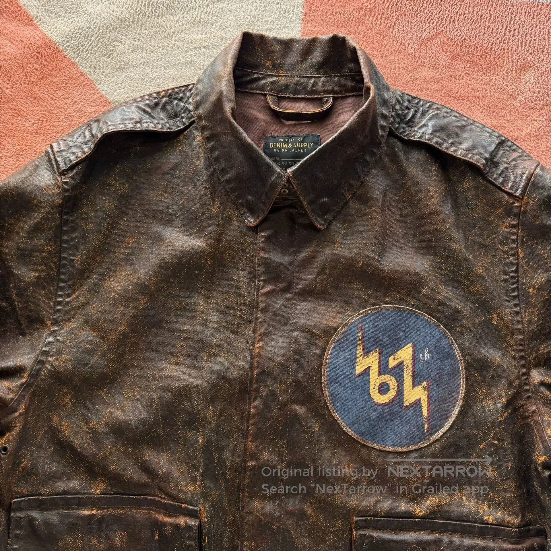Denim & Supply Ralph Lauren Ralph Lauren Denim Supply A2 Flight Jacket. Size US M / EU 48-50 / 2 - 2 Thumbnail