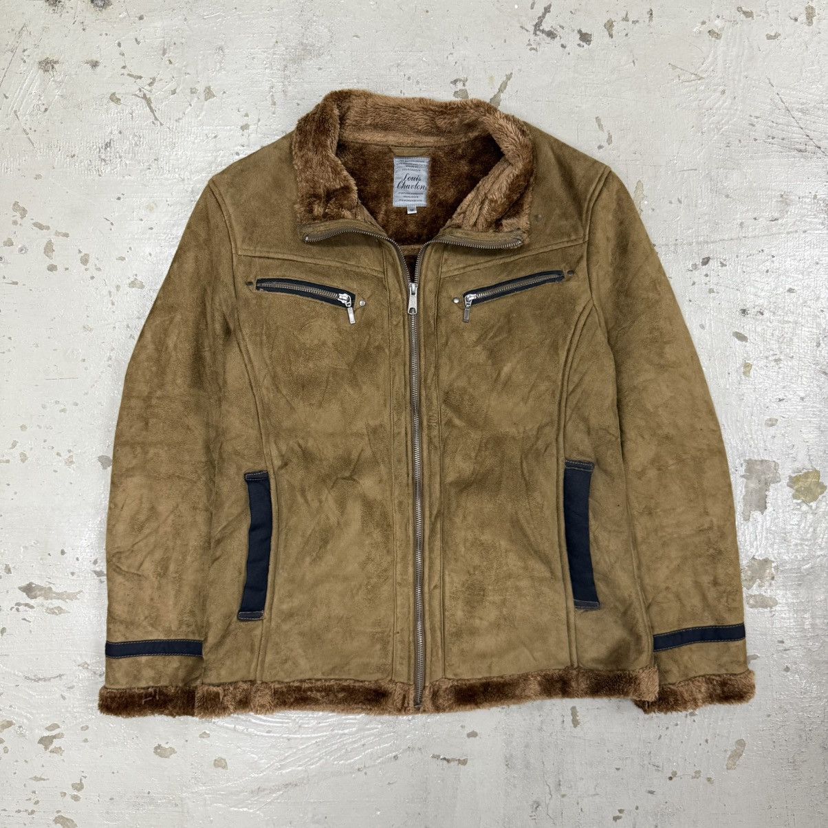 Japanese Brand 🔥Vintage Louis Chavlon Sherpa Sherling Jacket Size US M / EU 48-50 / 2 - 1 Thumbnail