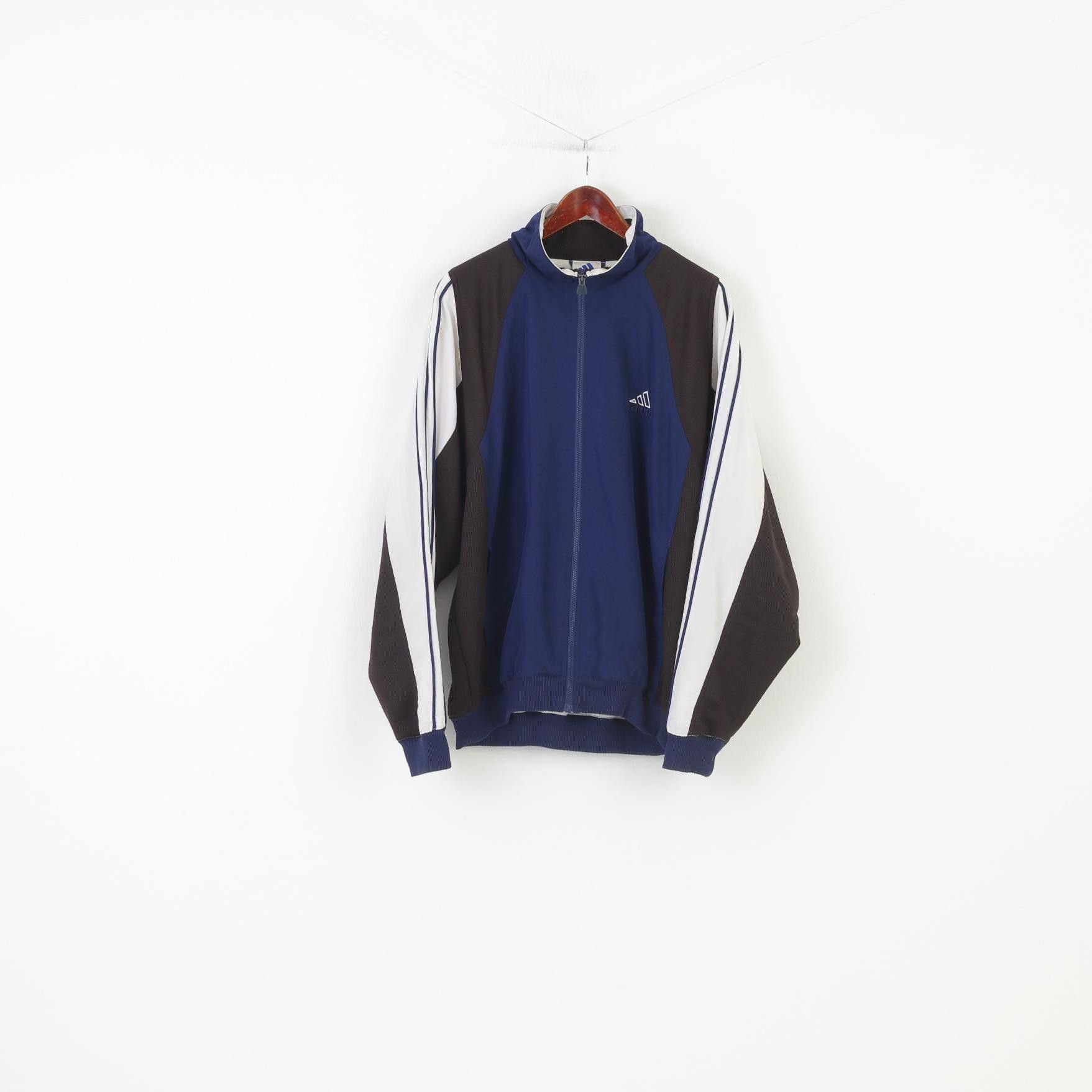 Adidas Adidas Men XL Jacket Navy Bomber Vintage 0085 Size US XL / EU 56 / 4 - 2 Thumbnail