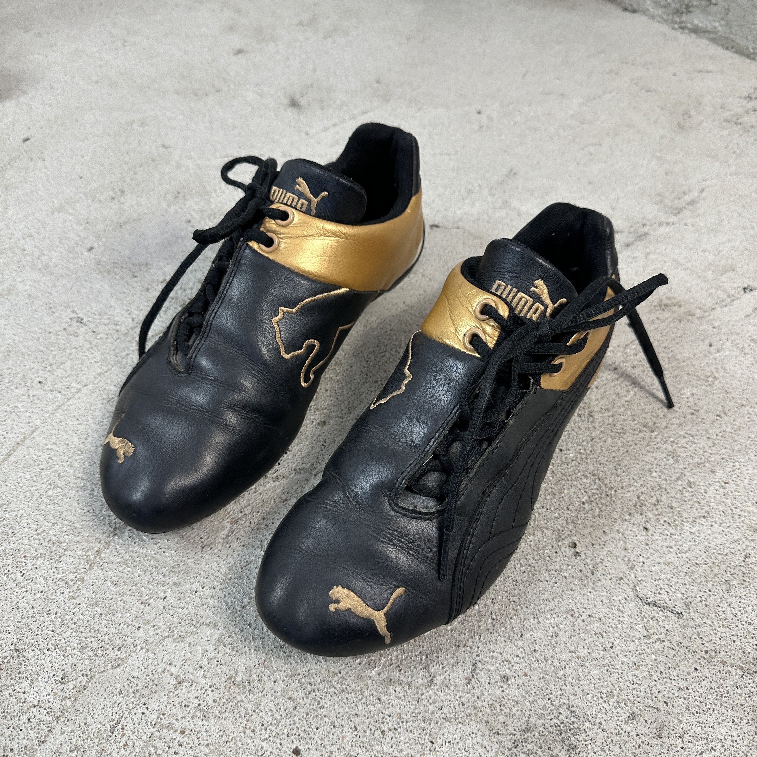 Puma × Vintage Vintage 00s Puma Speedcat Leather Shoes Size US 7 / EU 40 - 3 Thumbnail