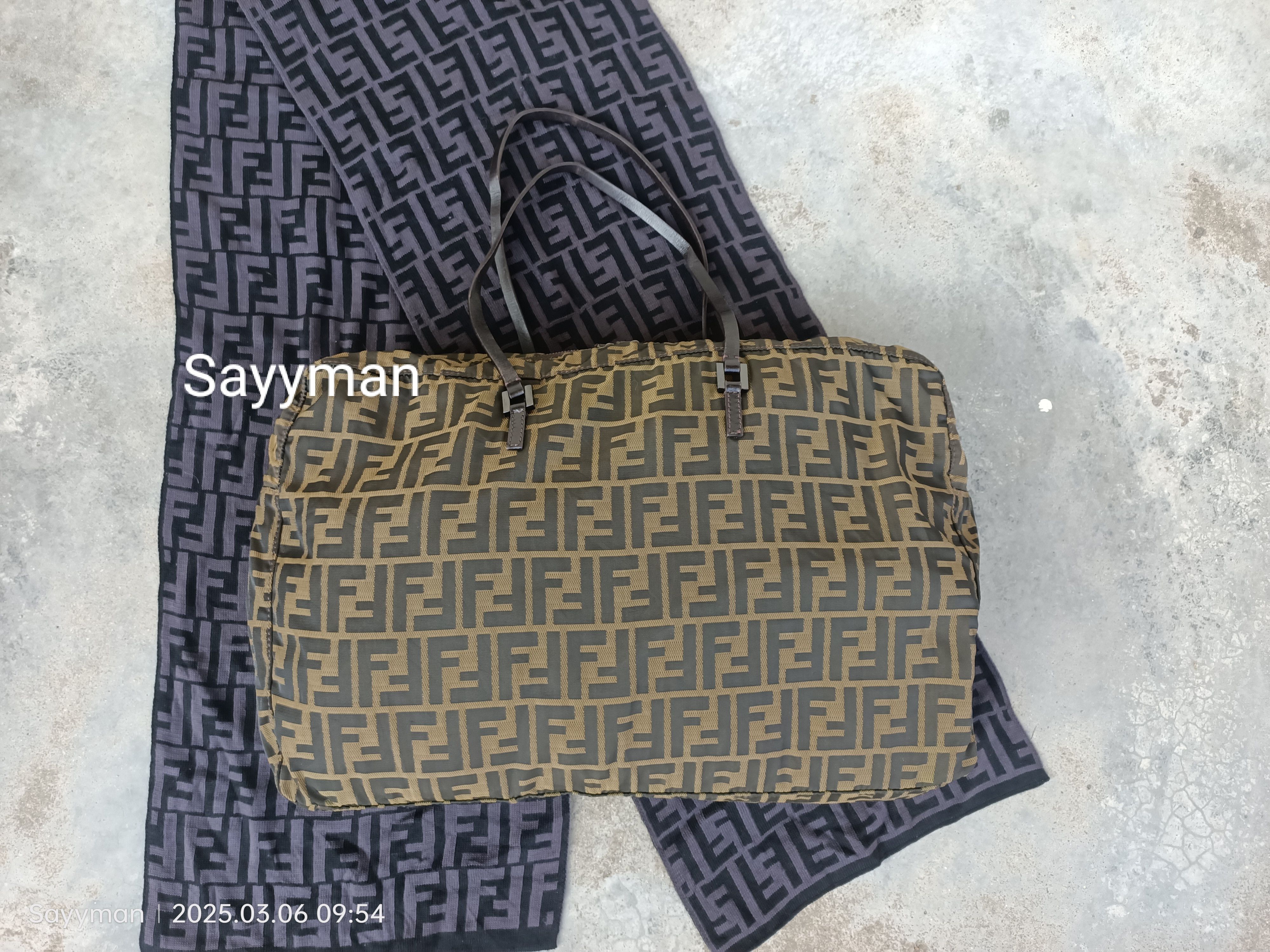 Fendi FENDI Monogram Zucca Baguette bag Size ONE SIZE - 1 Thumbnail
