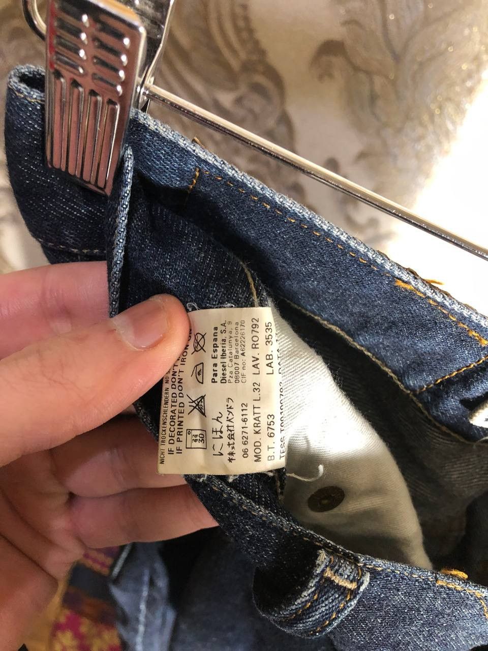 Diesel × Vintage VERY RARE DIESEL INDUSTRY DENIM DIVISION JEANS DESIGNER 90s Size US 30 / EU 46 - 4 Thumbnail