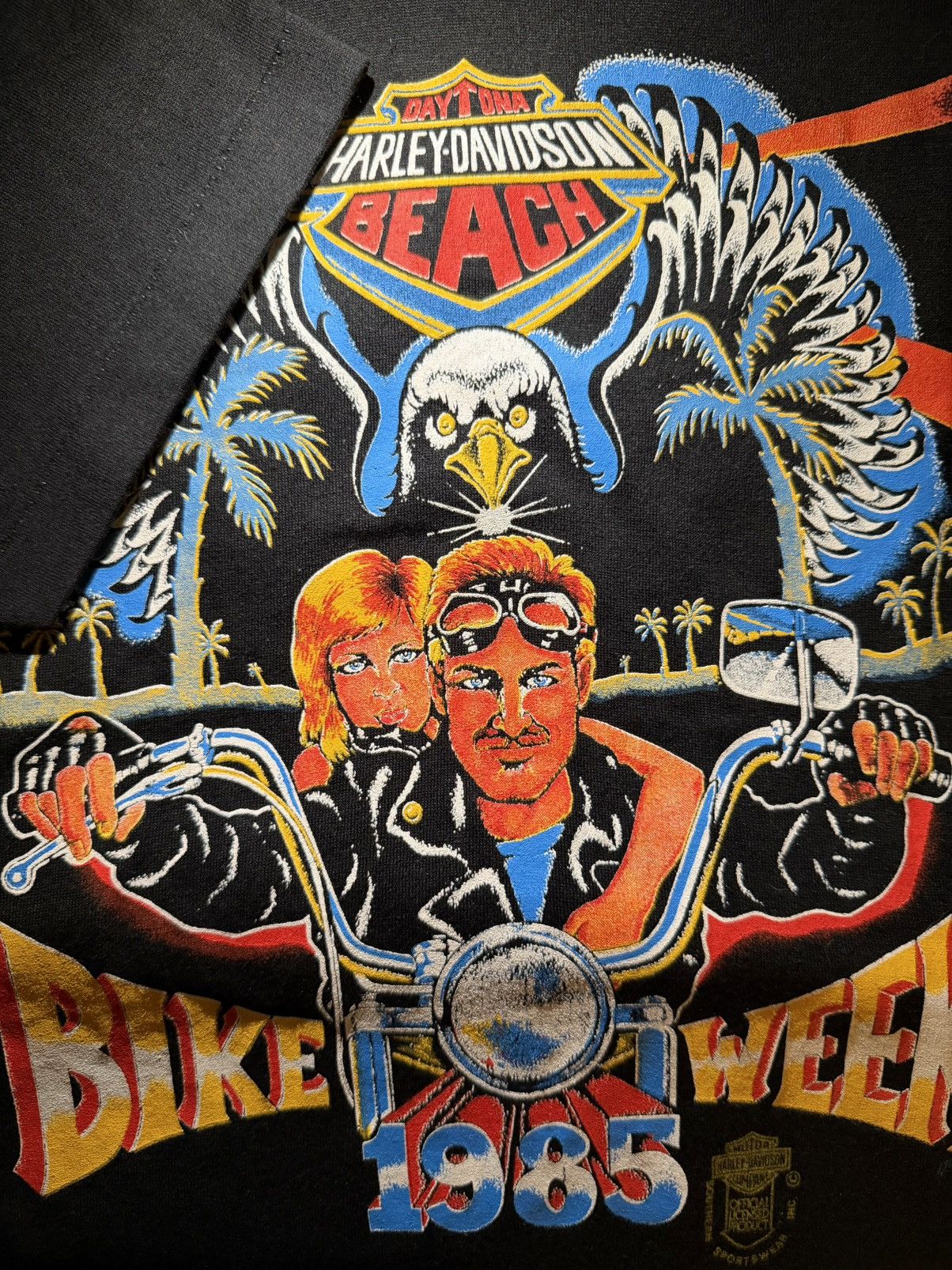 Harley Davidson Rare 1985 Harley Davidson X Daytona bike week Size US L / EU 52-54 / 3 - 4 Thumbnail