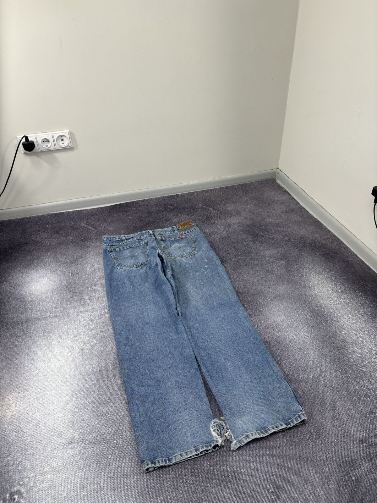 Dickies Vintage Dickies Faded Light Blue Workwear Denim Baggy Jeans Size US 34 / EU 50 - 3 Thumbnail