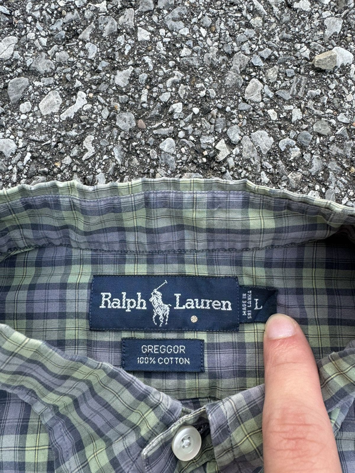 Polo Ralph Lauren × Vintage Polo Ralph Lauren shirt vintage 90s pony logo elegance Size US L / EU 52-54 / 3 - 5 Thumbnail