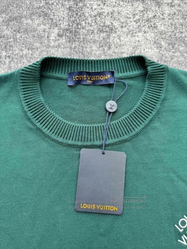 Louis Vuitton Louis Vuitton Green Pin Knit T. Size US L / EU 52-54 / 3 - 4 Thumbnail