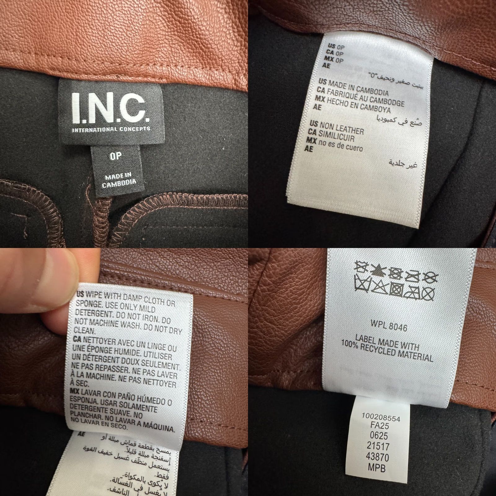 Vintage VINTAGE? (No) INC International Concepts Brown Bootcut Pants Womens 0P Petite Bootcut Pants Brown INC Clothing Womens Slim? No. Size 25" / US 0 / IT 36 - 8 Thumbnail