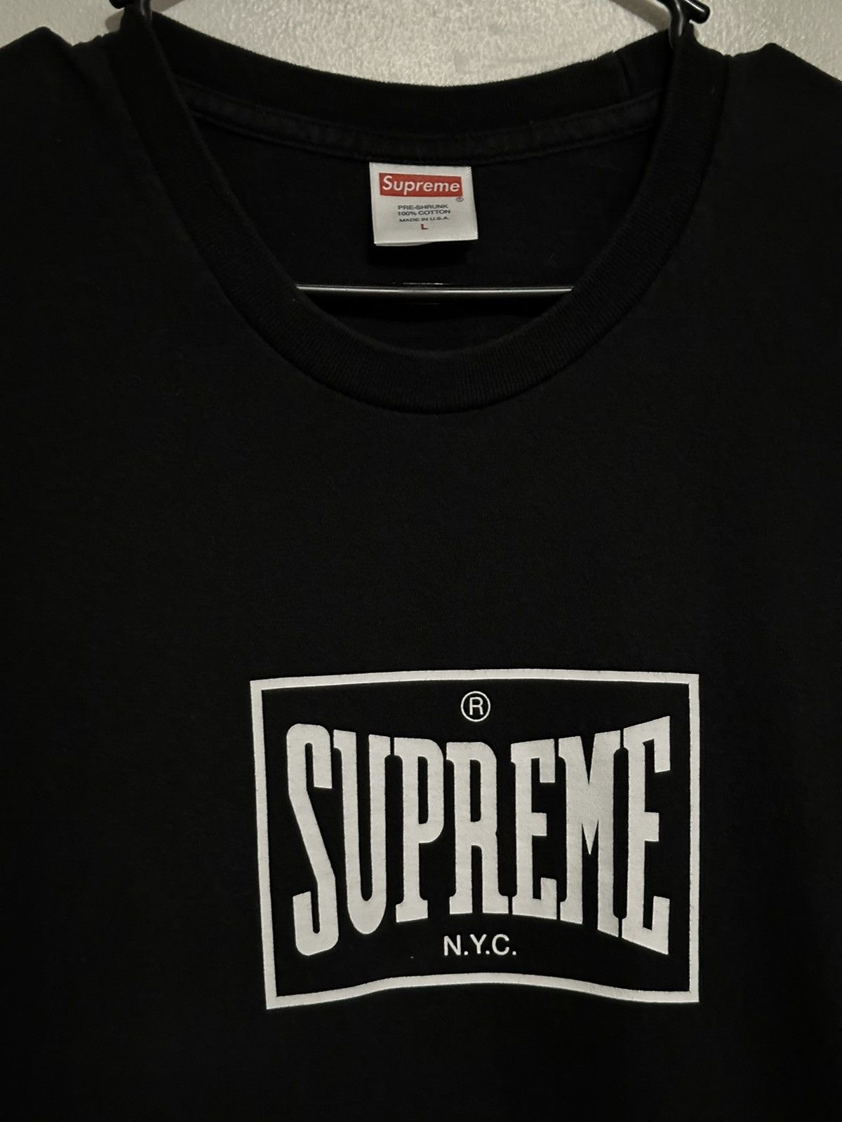 Supreme Supreme Warm Up Tee Size US L / EU 52-54 / 3 - 2 Thumbnail