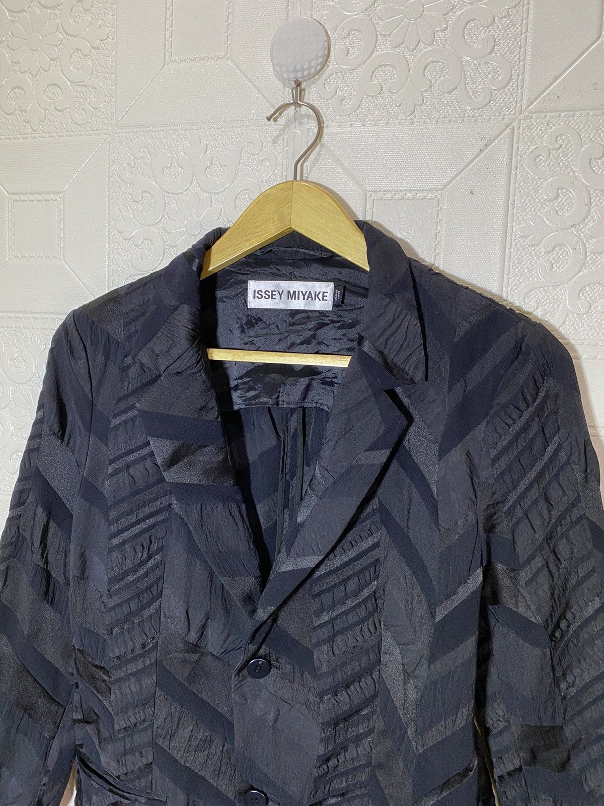 Issey Miyake × Japanese Brand × Pleats Please Issey Miyake 🔥ARCHIVED🔥Issey Miyake Pointed Collar Blazer Size M / US 6-8 / IT 42-44 - 3 Thumbnail