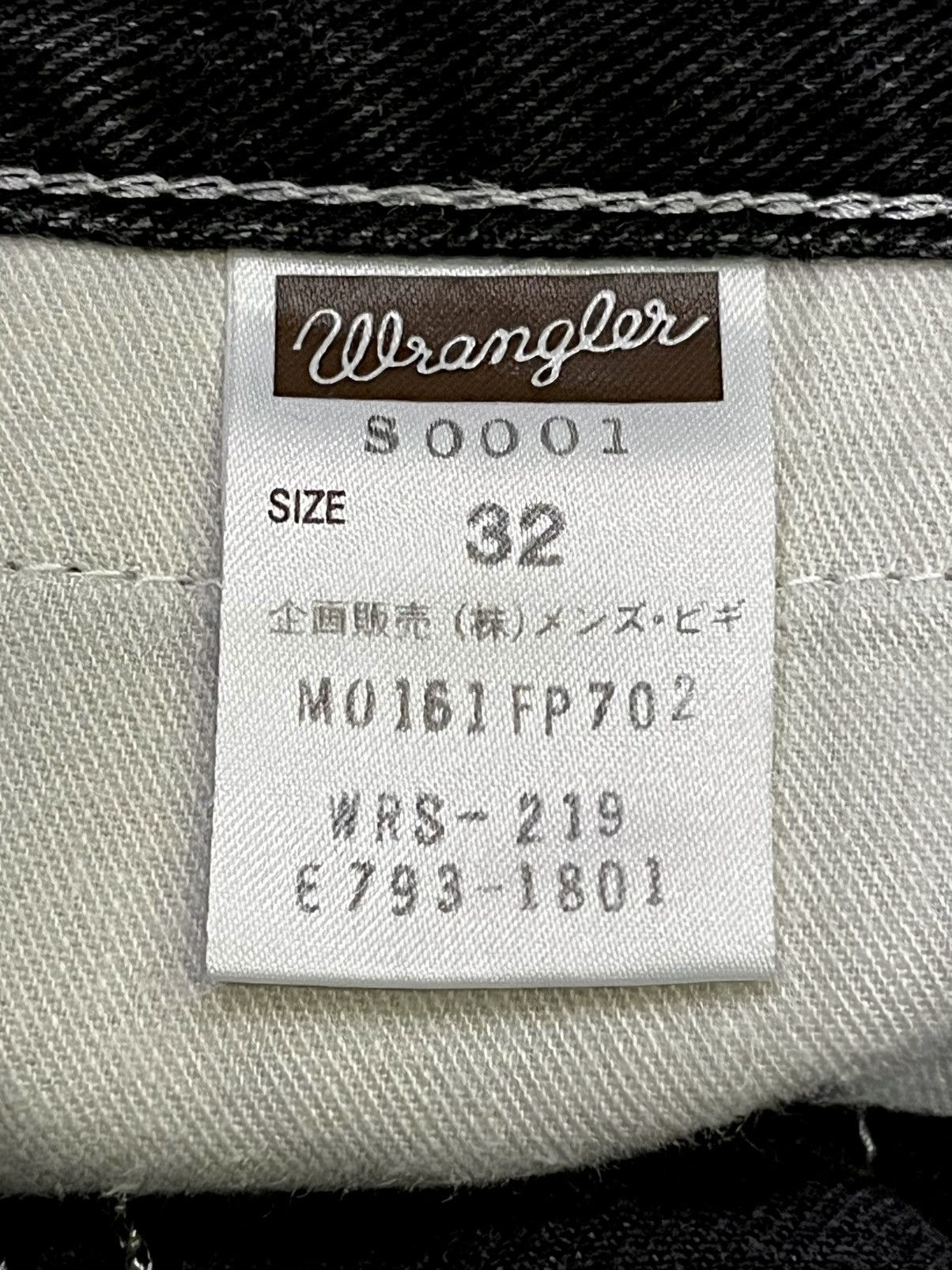Wrangler 🔥WRAGLER x RODEO BEN TAILOR Clawmark Blasting Black Flare Size US 31 - 12 Thumbnail