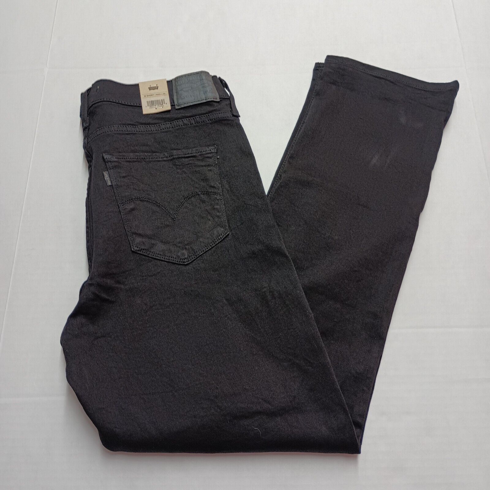 Levi's Levi's 724 Slim Straight Jeans Women's 16 Short 33x30 Black Size 33" - 1 Thumbnail