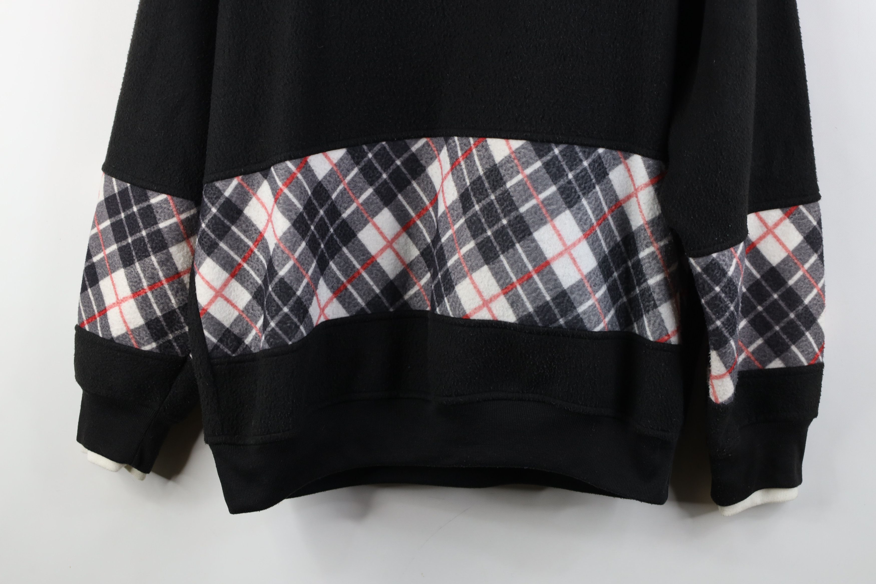 Vintage Vintage 90s Streetwear Fleece Mock Neck Sweatshirt Size L / US 10 / IT 46 - 3 Thumbnail