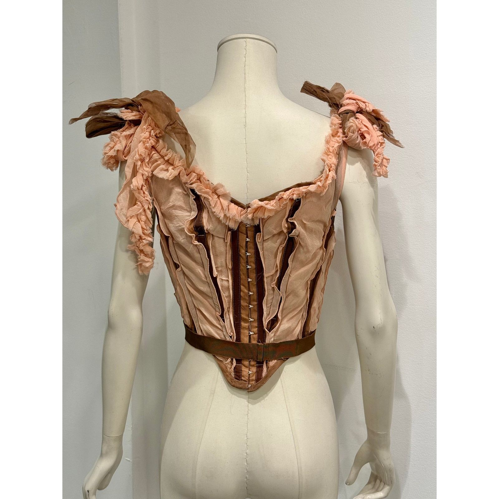 Jean Paul Gaultier S/S2005 Jean Paul Gaultier runway ruffled corset Size S / US 4 / IT 40 - 9 Thumbnail