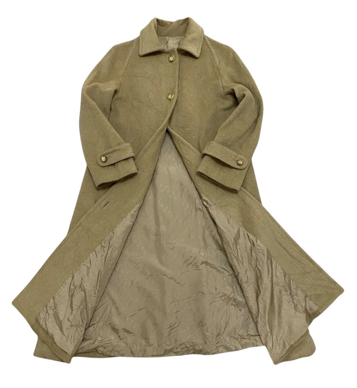 Celine Celine Wool Trench Coat Jacket Size S / US 4 / IT 40 - 2 Thumbnail