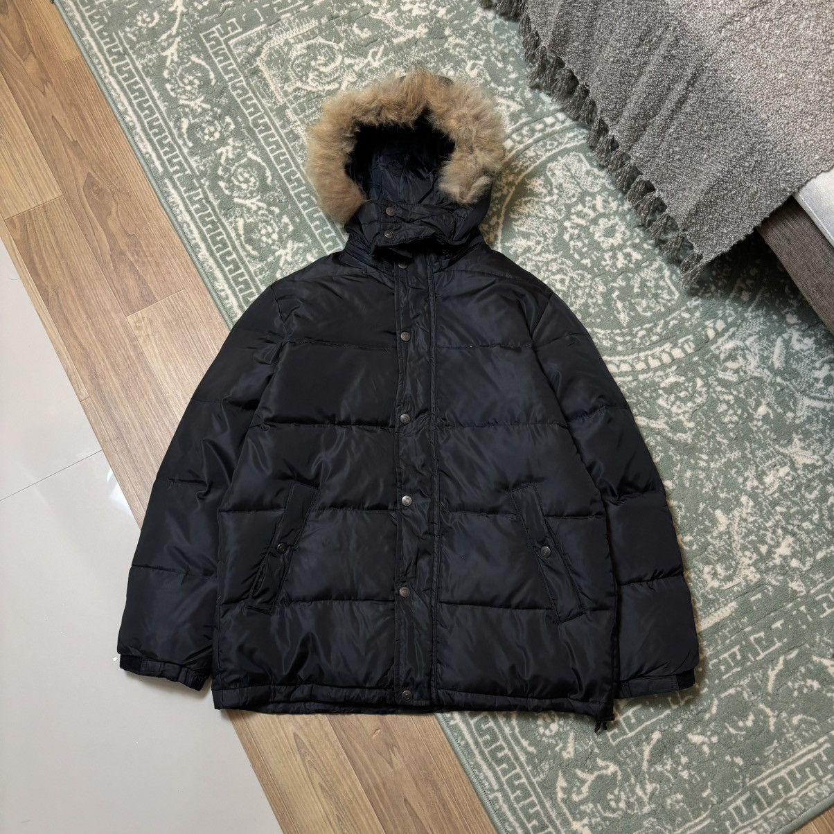If Six Was Nine × Japanese Brand × Le Grande Bleu (L.G.B.) Hit Maker Fur jacket down puffer IfSixWasNine LGB Style Size US L / EU 52-54 / 3 - 1 Thumbnail