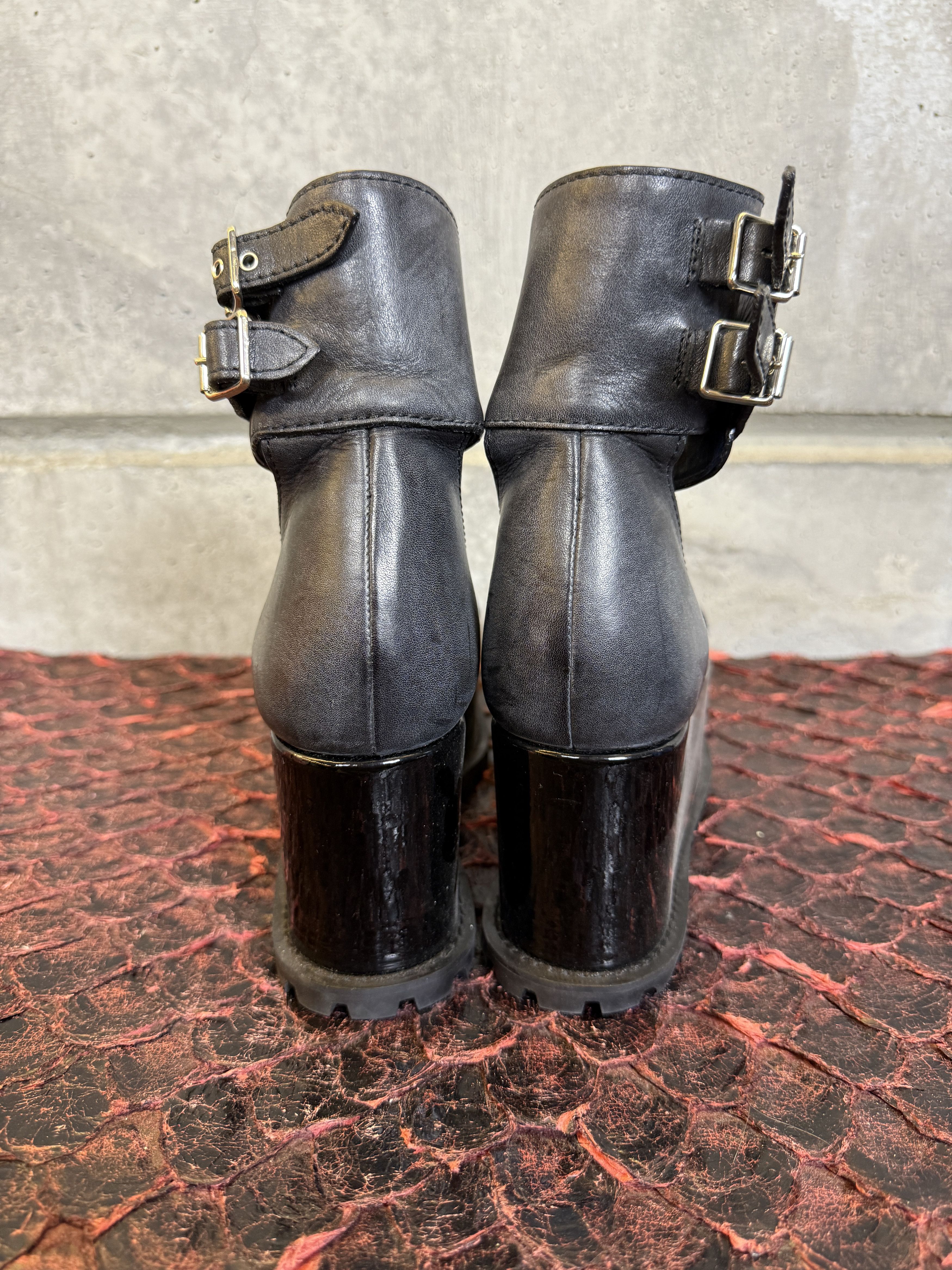Sacai Sacai Leather Platform Sandals vibram soles Size US 7 / IT 37 - 6 Thumbnail