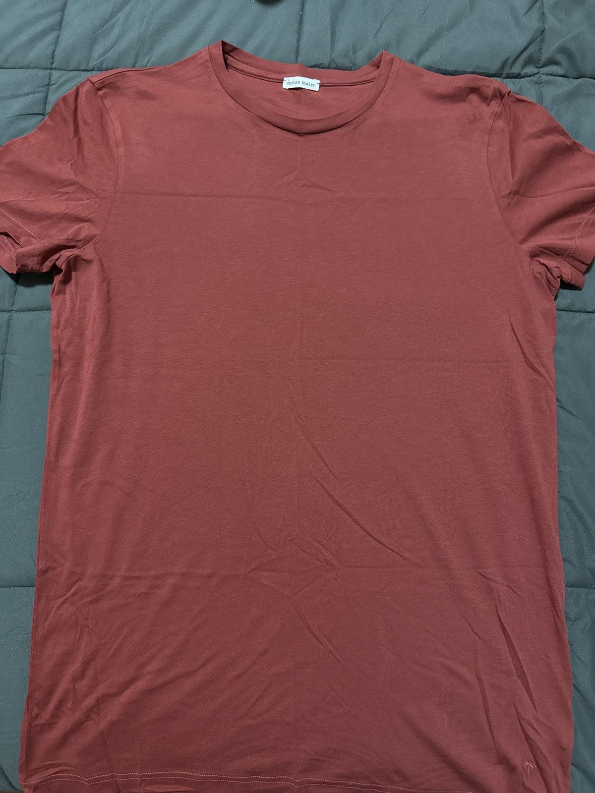 Tomas Maier Tomas maier Burnt Red Tee Xl Size US XL / EU 56 / 4 - 1 Thumbnail