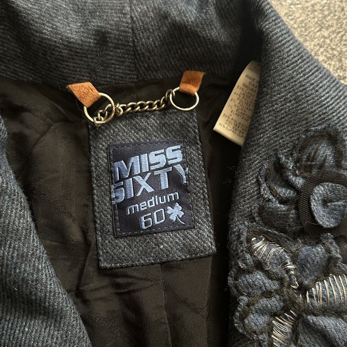 Miss Sixty Miss Sixty Blazer Cropped Wool Dark Blue Y2K Jacket Size M / US 6-8 / IT 42-44 - 3 Thumbnail