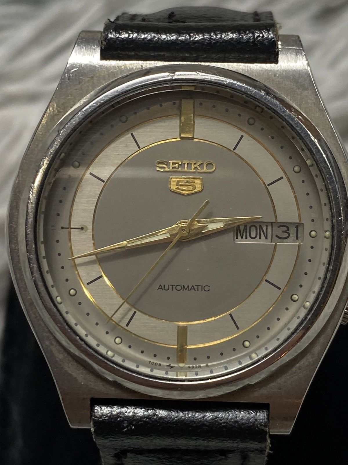 Seiko × Vintage Seiko 5 Automatic Watch - Stainless Steel Size ONE SIZE - 4 Thumbnail