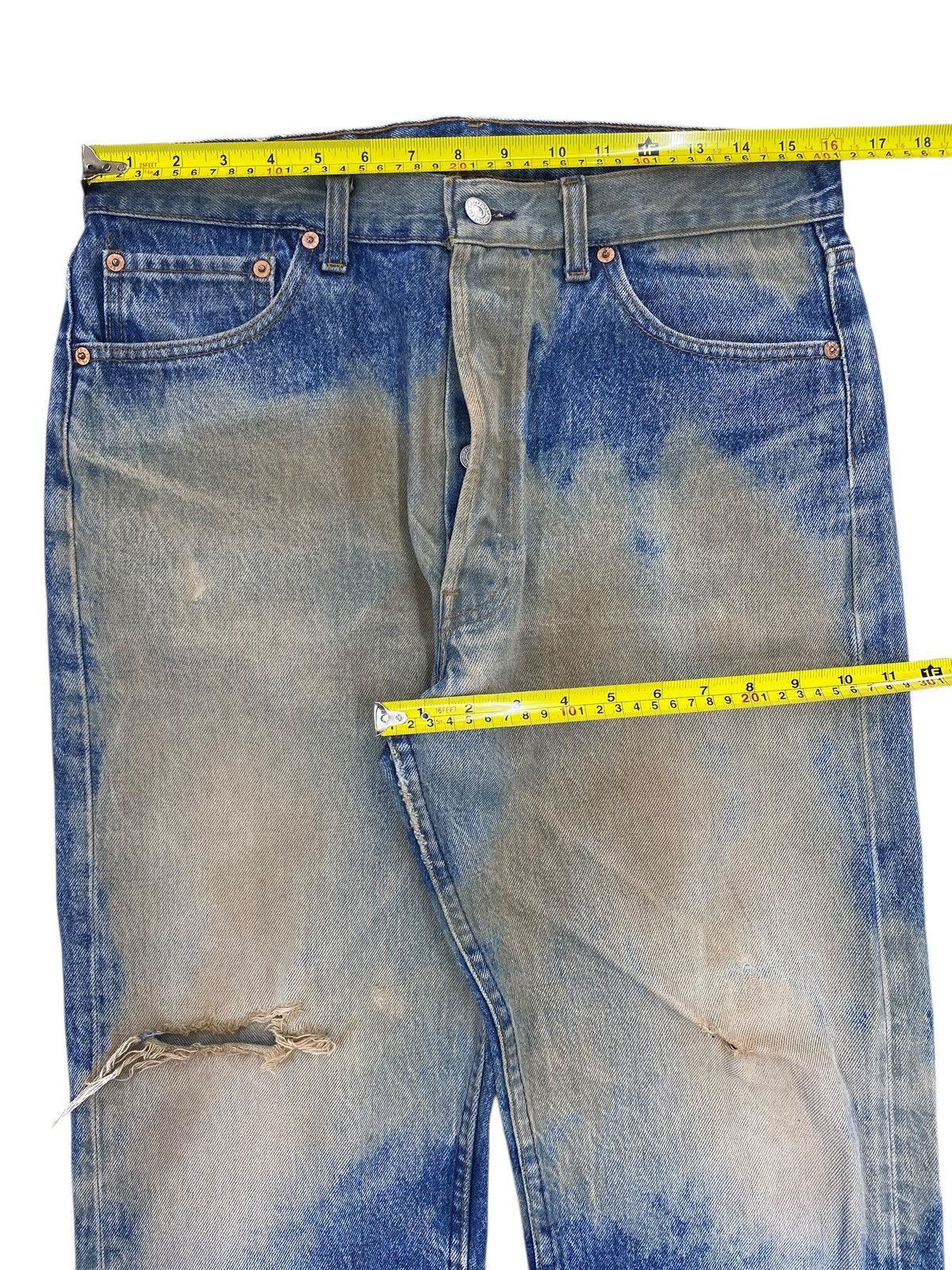 Levi's Vintage Levi’s Rusty Faded Wash Style Ripped Jeans Size US 32 / EU 48 - 5 Thumbnail