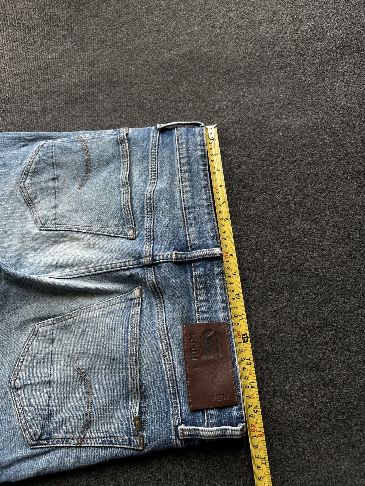 G-Star 🚨 PUNK G STAR RAW 3301 BLUE MEN DENIM JEANS Size US 32 / EU 48 - 17 Thumbnail
