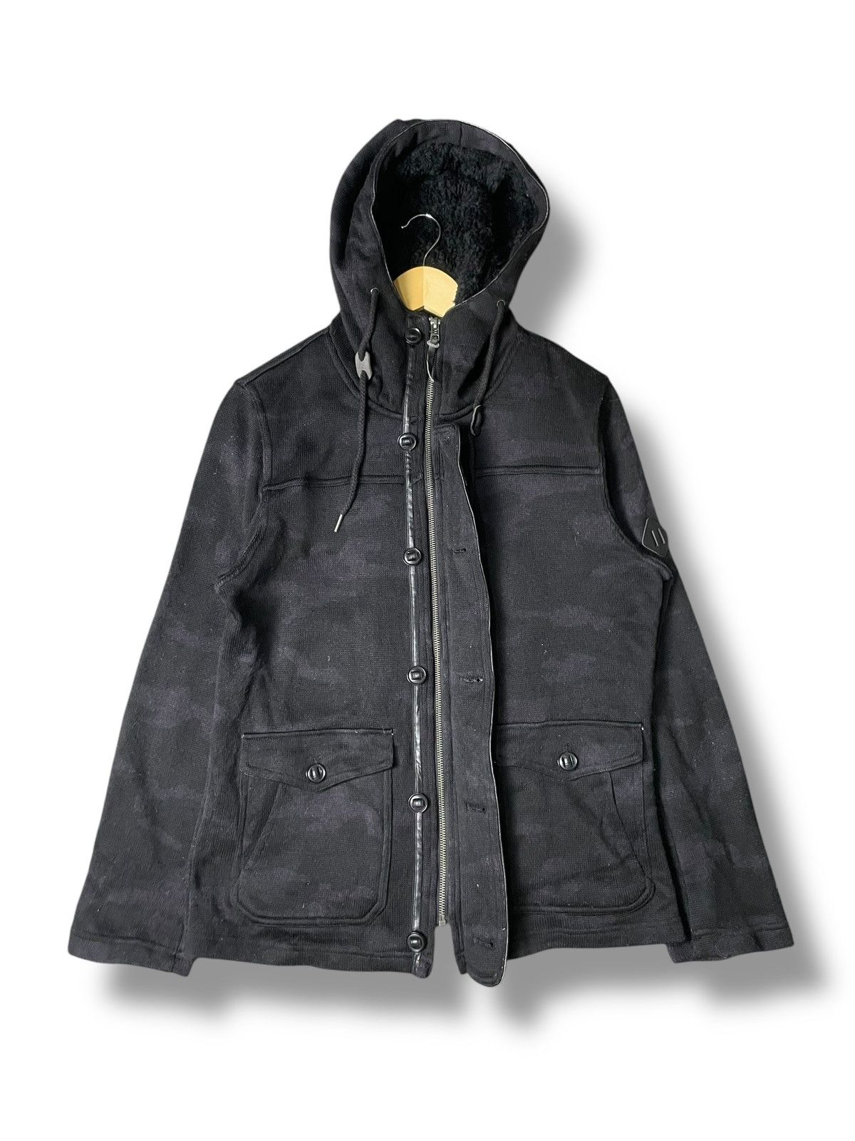 Japanese Brand M.F Editorial Brand Hidden Button&Zip Jacket (70) Size US L / EU 52-54 / 3 - 1 Thumbnail