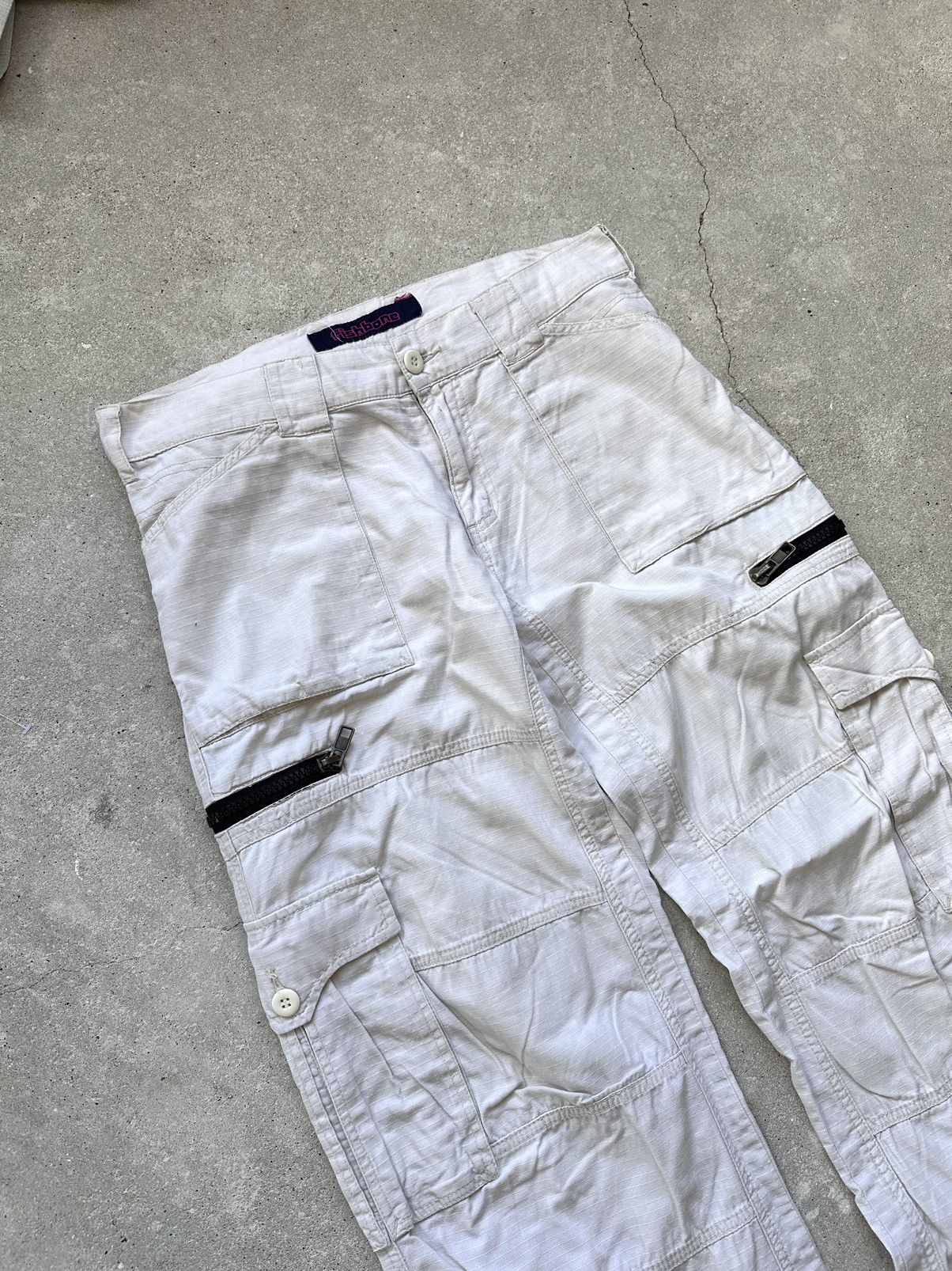 Japanese Brand × Vintage Vintage Fishbone Cargo Pants Size US 32 / EU 48 - 7 Thumbnail