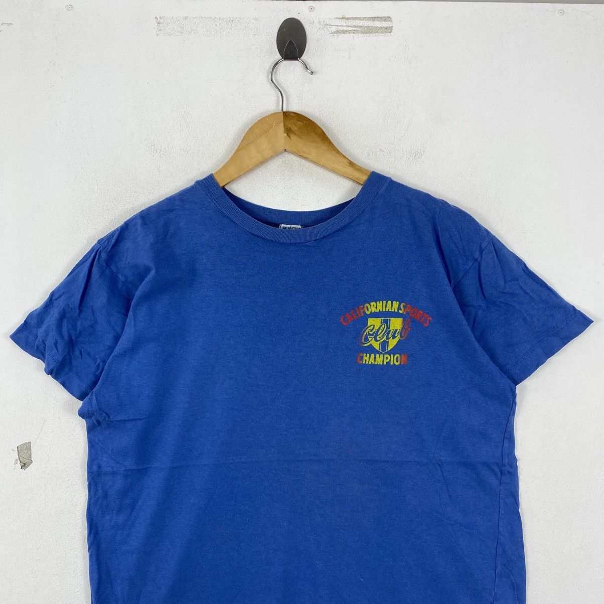 Vintage Vtg 90s Play Club Japanese Champion Sports Graphic TeeBlue L Size US L / EU 52-54 / 3 - 3 Thumbnail