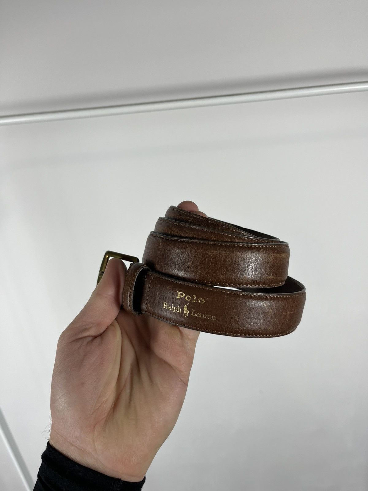 Polo Ralph Lauren Polo Ralph Lauren Brown Leather Belt 120cm Size ONE SIZE - 3 Thumbnail