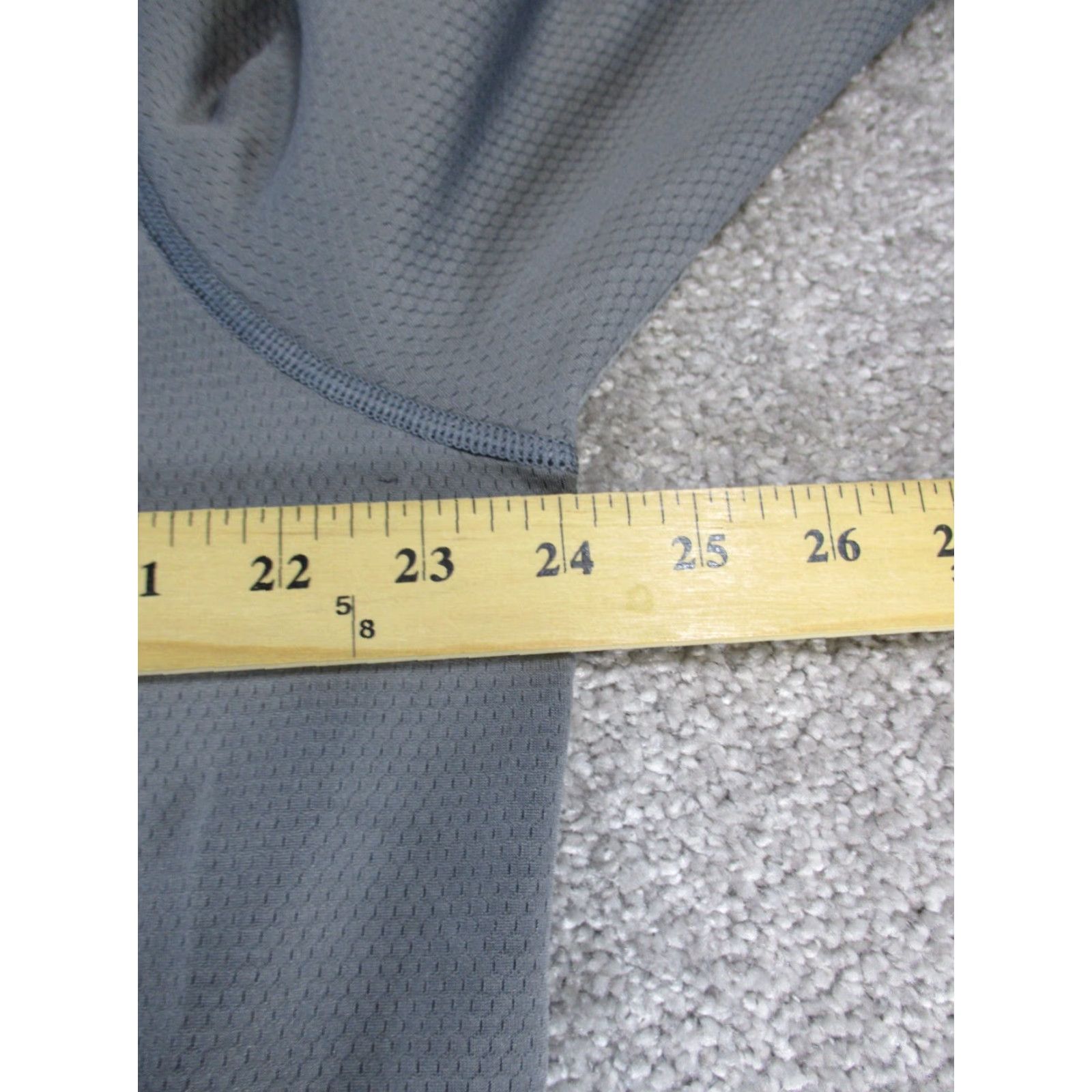 Under Armour Under Armour Mens Gray Cold Gear Quarter Zip Mock Neck Fleece Sweatshirt L/S Zip Pullover 3/4 Zip Golf Gym Walking Size US L / EU 52-54 / 3 - 7 Thumbnail
