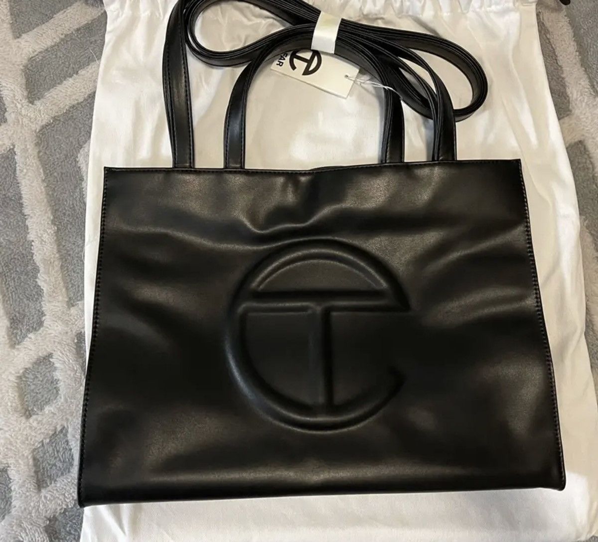Telfar Telfar Medium Black Shopping Bag Size ONE SIZE - 3 Thumbnail