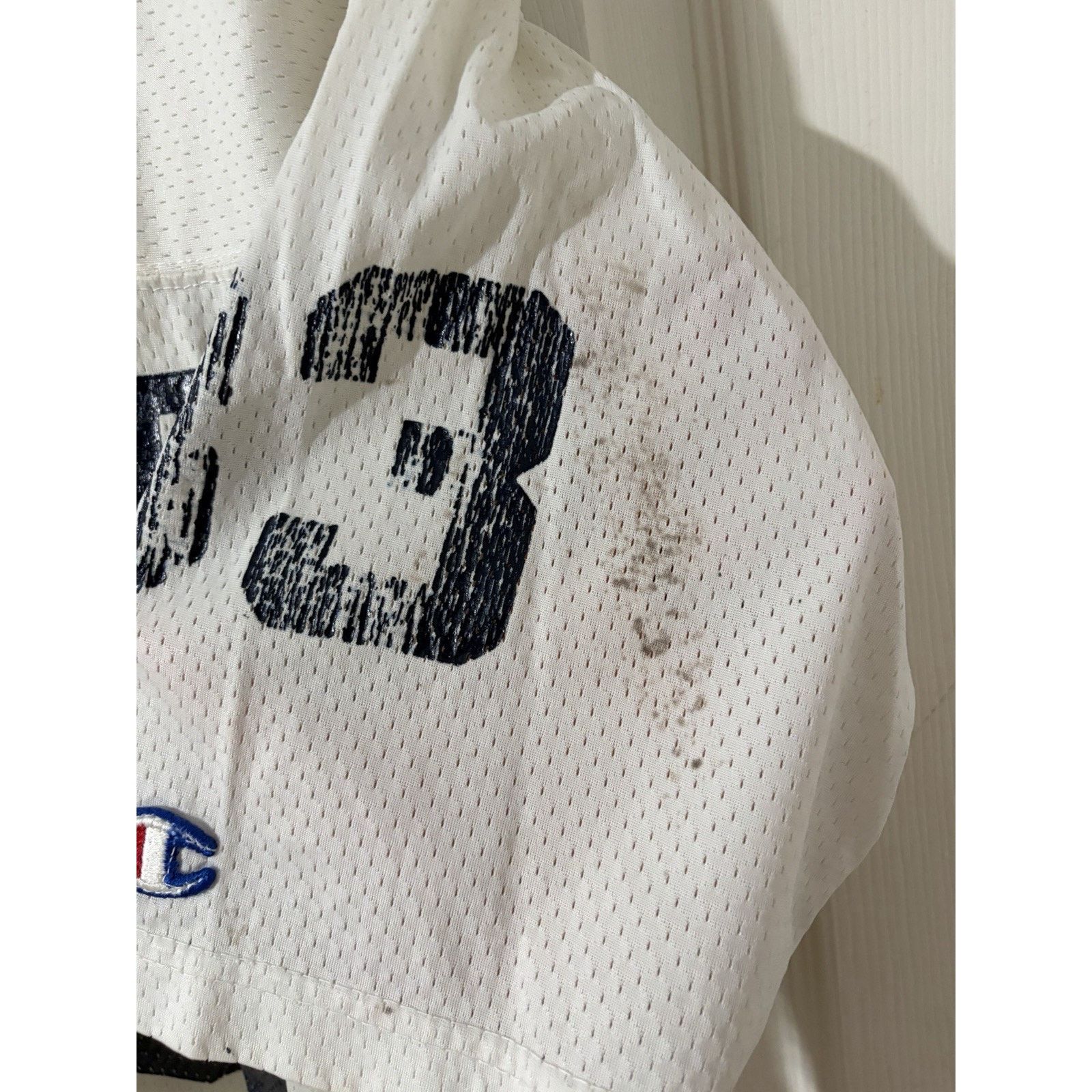 Champion Vintage 80s Penn State Football Jersey Champion Sz M White Size US M / EU 48-50 / 2 - 4 Thumbnail