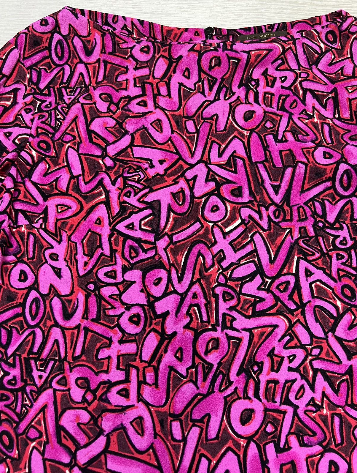 Louis Vuitton × Stephen Sprouse Louis Vuitton - Stephen Sprouse - Graffiti Logo Longsleeve Size XS / US 0-2 / IT 36-38 - 8 Thumbnail