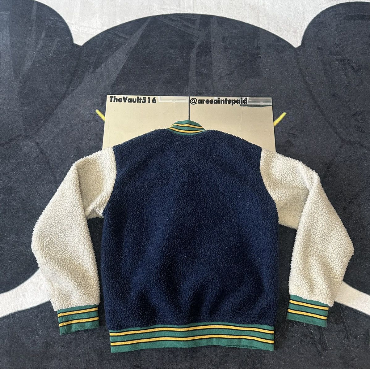 Urban Outfitters UO Sherpa Graphic Varsity Jacket - SIZE M - SHIPS ⚡️ Size US M / EU 48-50 / 2 - 6 Thumbnail