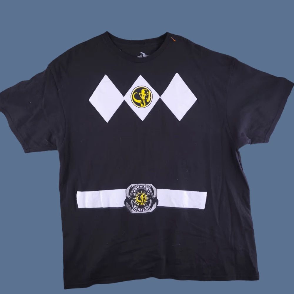 Vintage Power Rangers Shirt Mens 2XL Black Short Sleeve Mighty Morphin Size US XXL / EU 58 / 5 - 1 Thumbnail