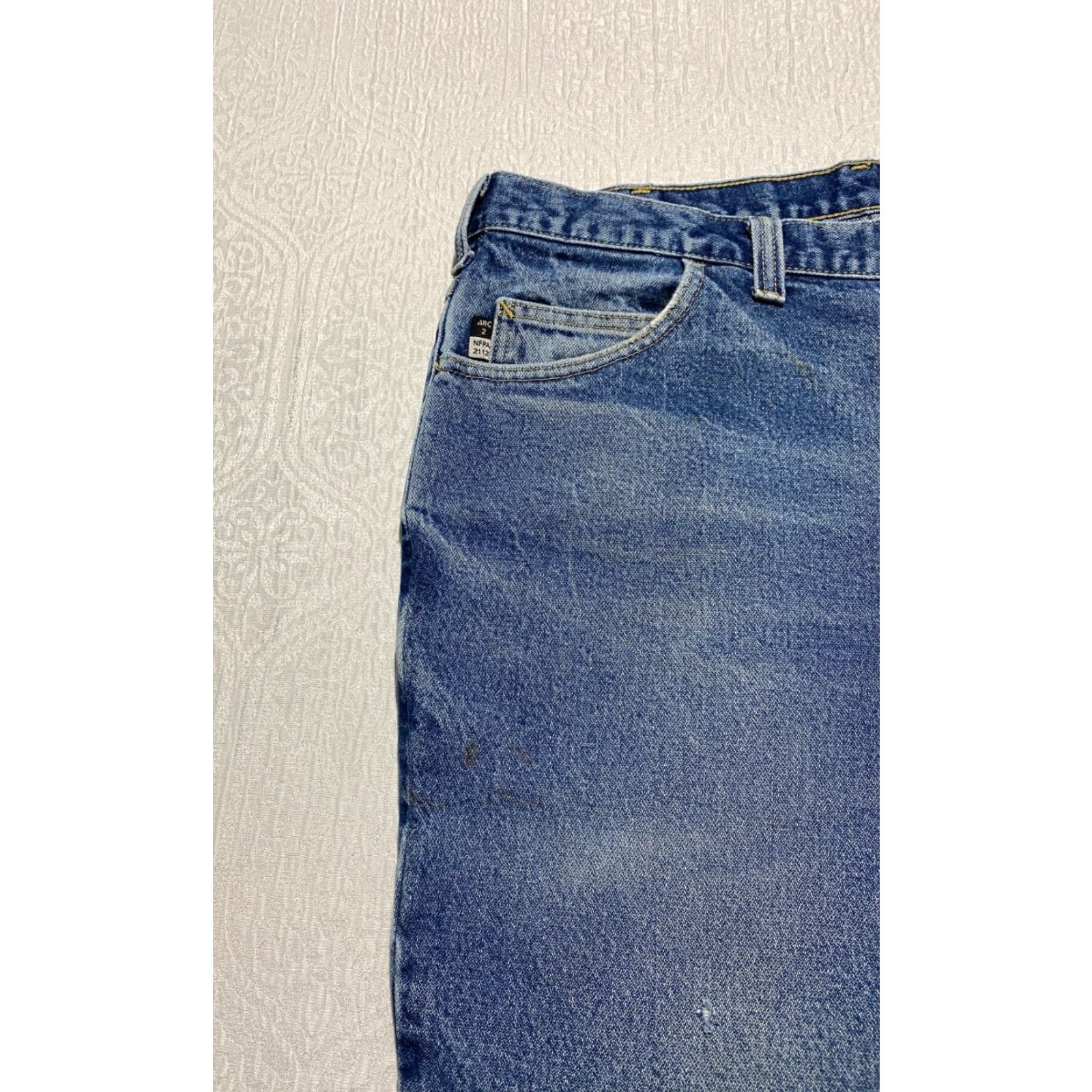 Carhartt VINTAGE Carhartt FR ARC2 NFPA2112 Men's Jeans 38x32 Blue Flame Resistant Size US 38 / EU 54 - 6 Thumbnail