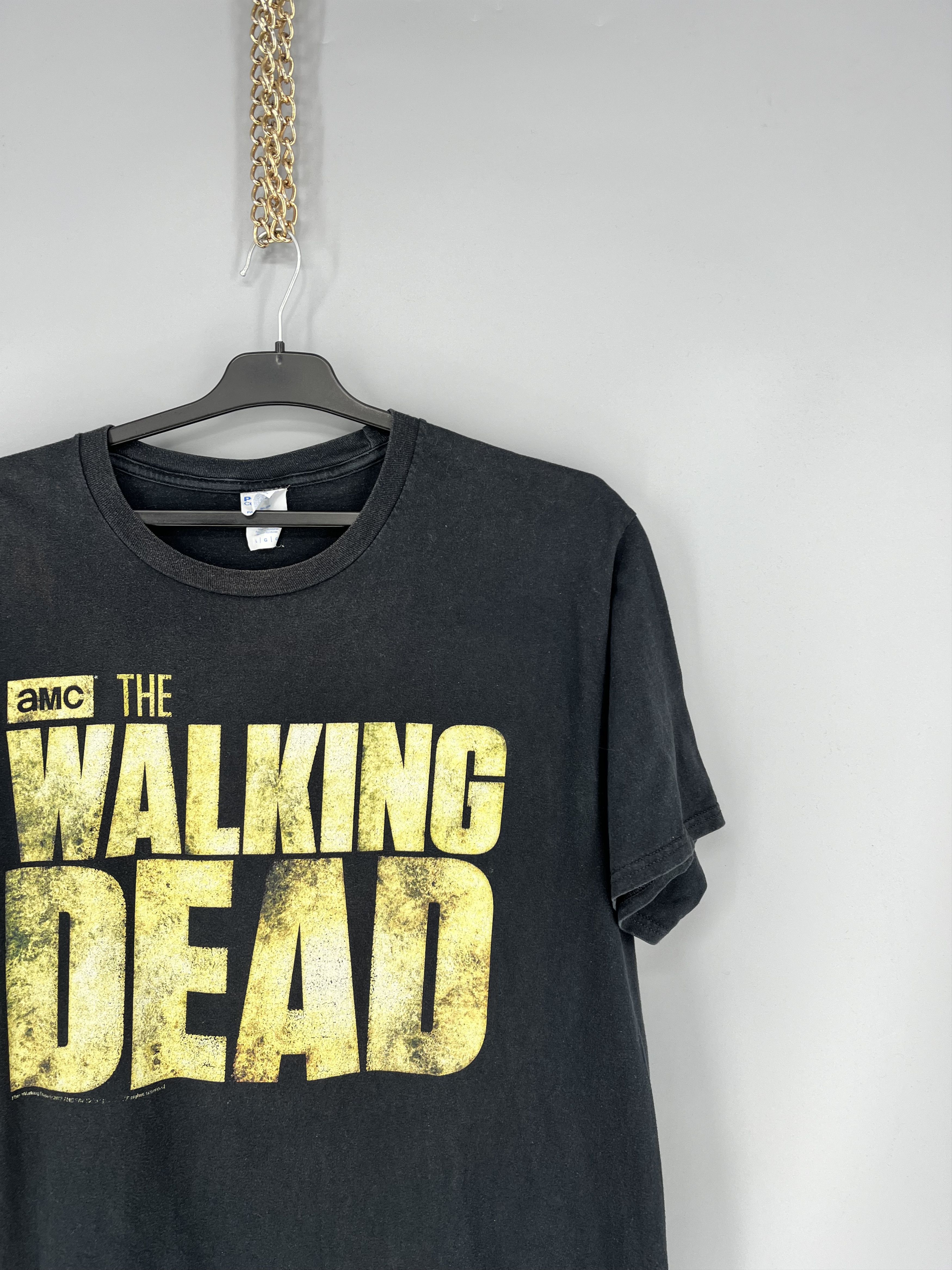 Vintage Vintage Y2K The Walking Dead RARE! Dead Face Size US XL / EU 56 / 4 - 5 Thumbnail
